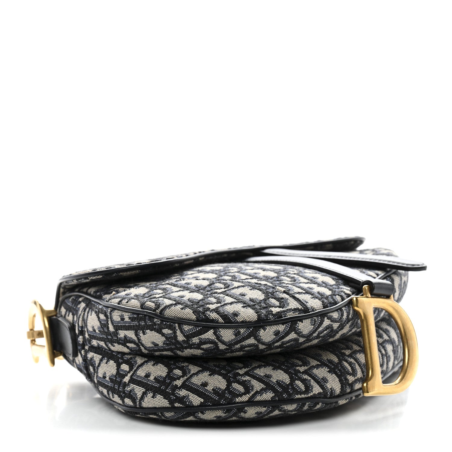 Oblique Saddle Bag Blue