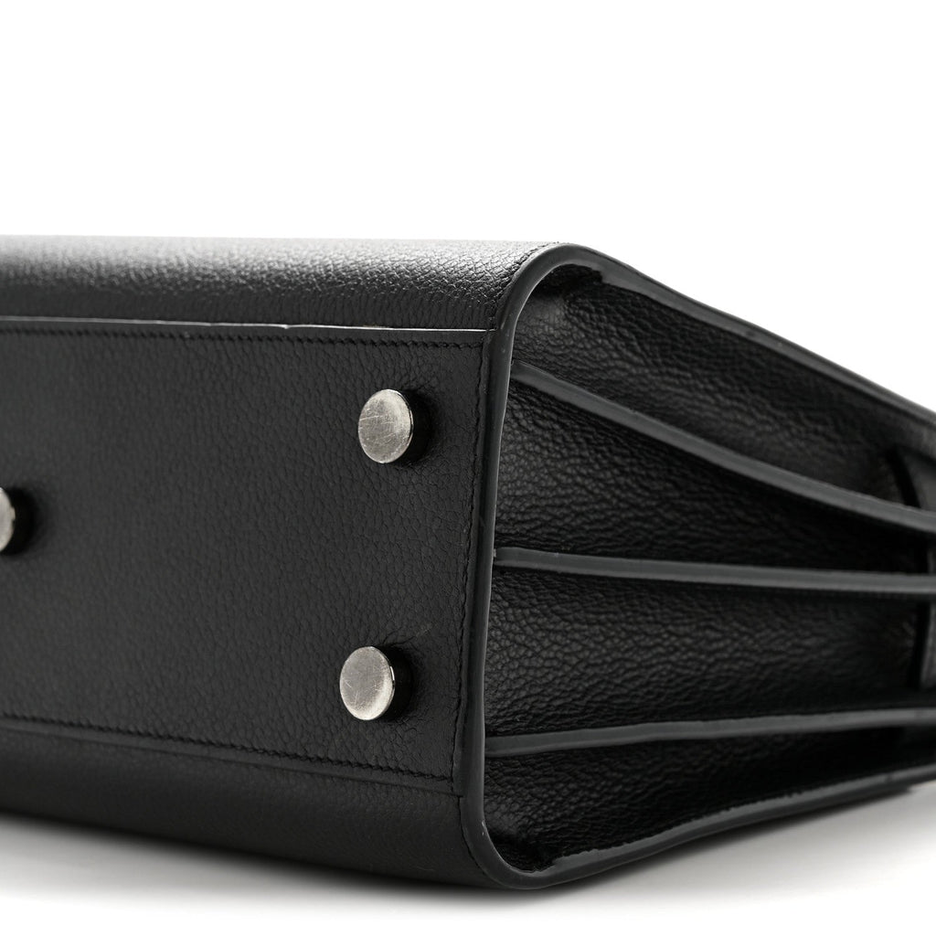 Calfskin Nano Sac De Jour Black