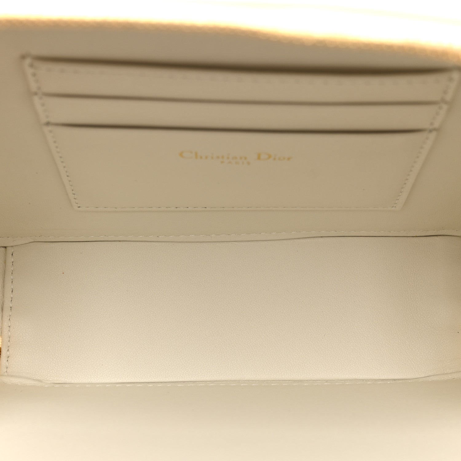 Calfskin Macrocannage Caro Box Bag Latte