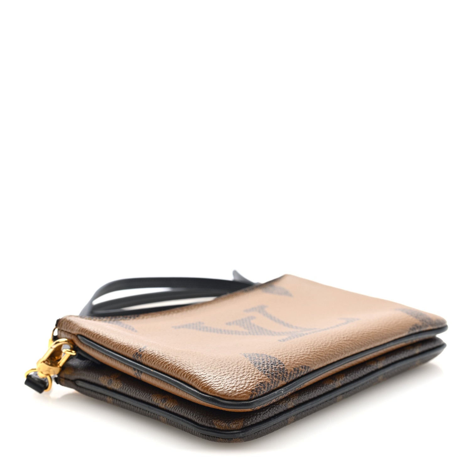 Reverse Monogram Giant Double Zip Pochette