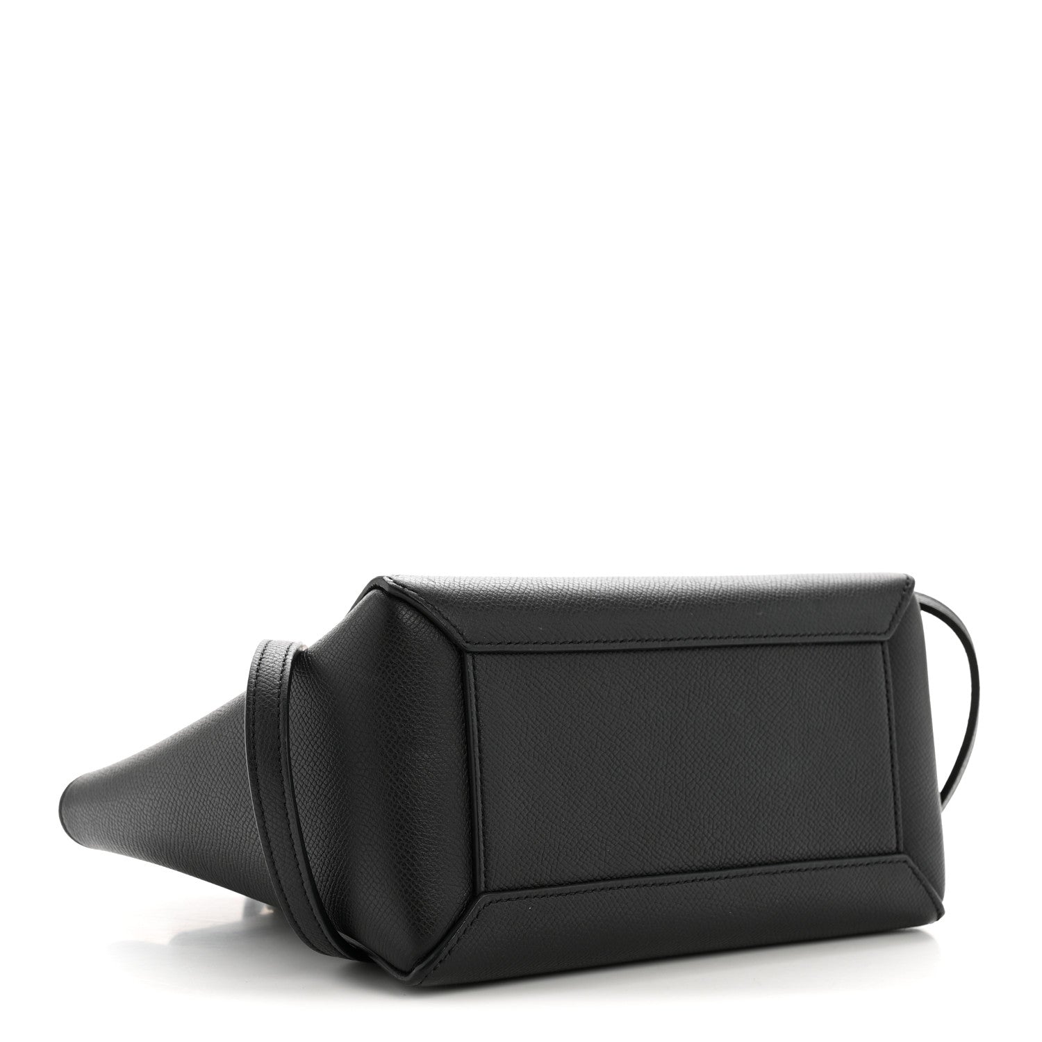Grained Calfskin Nano Belt Bag Black
