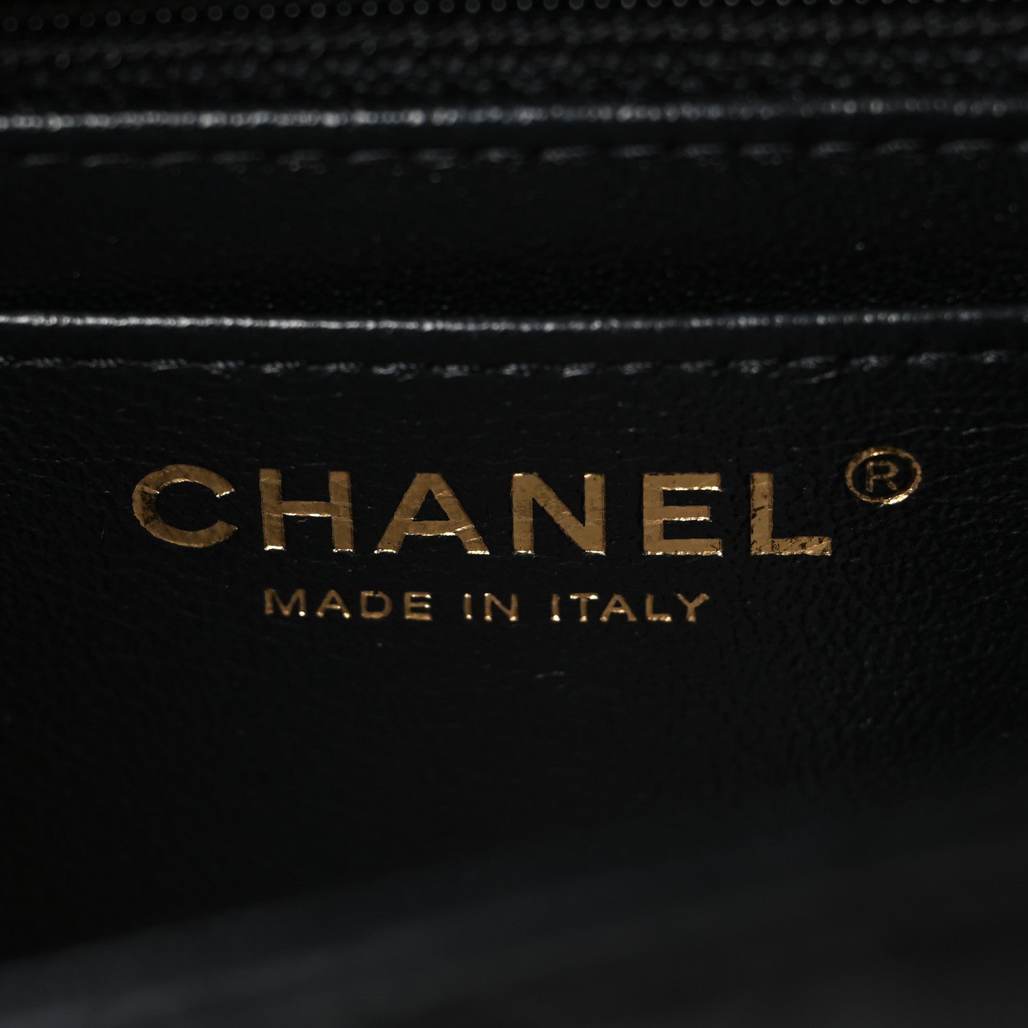 Lambskin Quilted Mini Square Flap Black