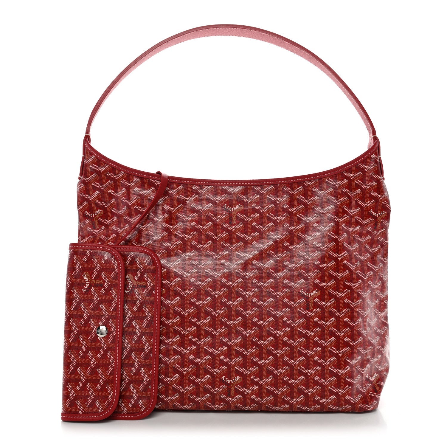 Goyardine Boheme Hobo Red