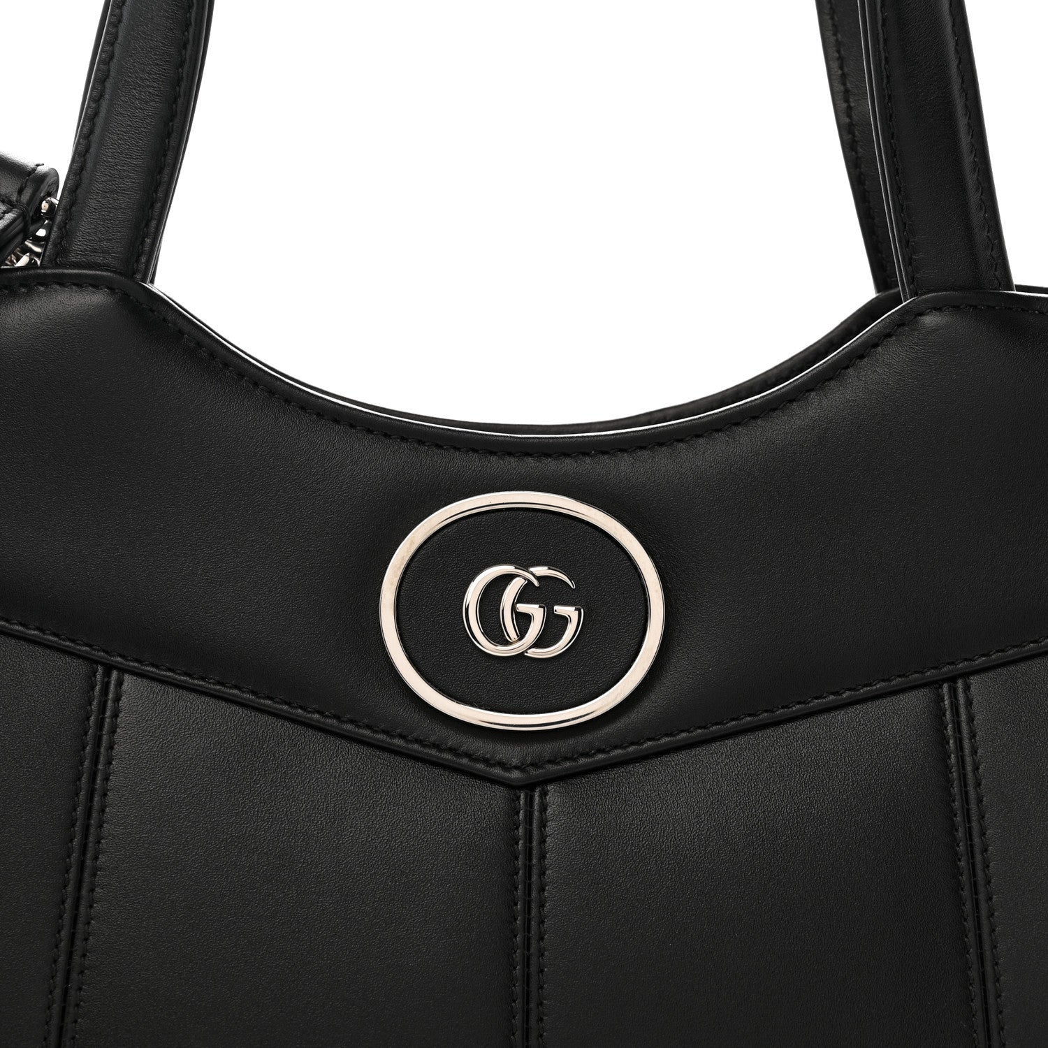 Calfskin Petite GG Small Tote Bag Black