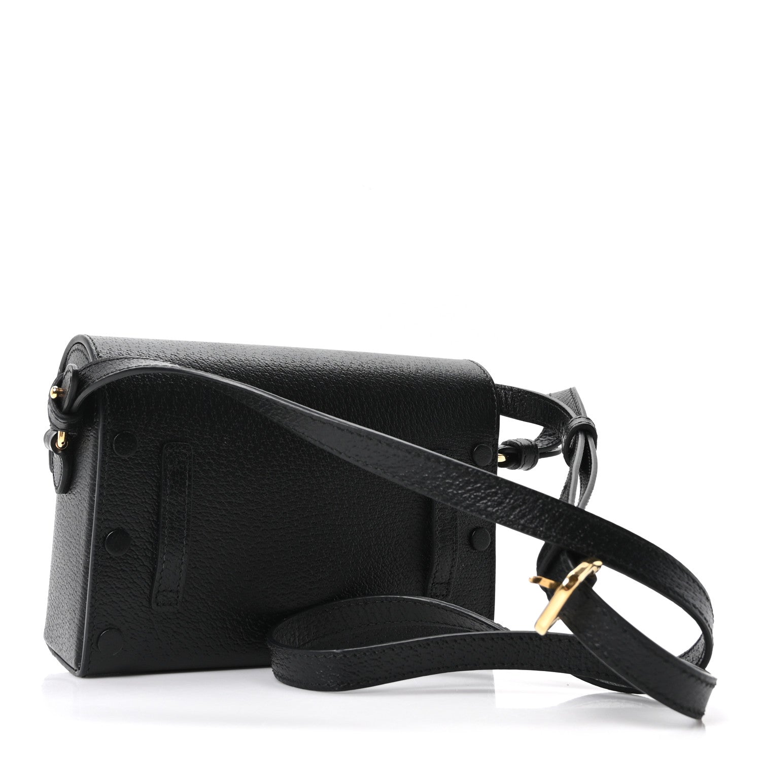 Calfskin Horsebit 1955 Shoulder Bag Black