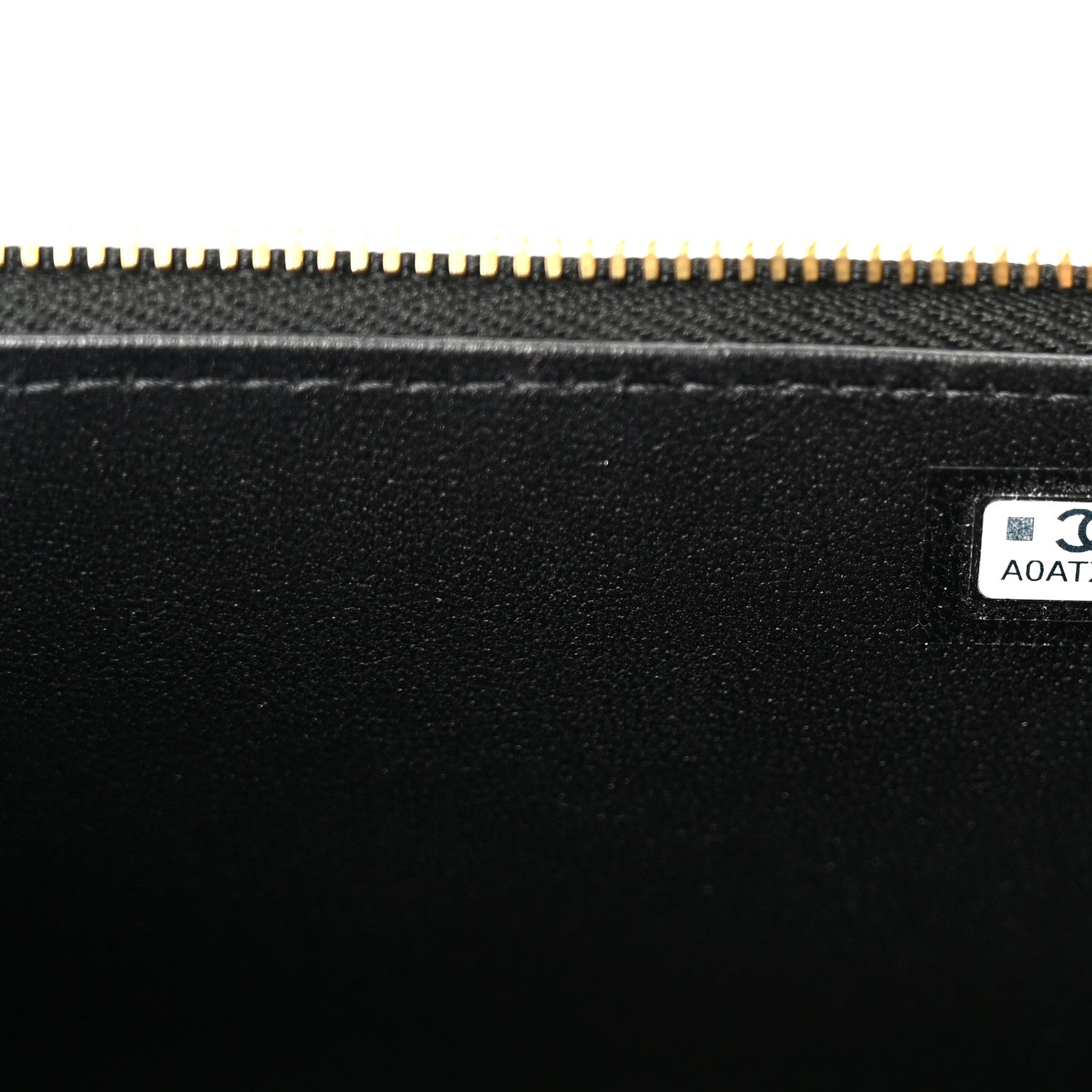 Grained Lambskin Quilted Small Vanity Case With Chain Black
