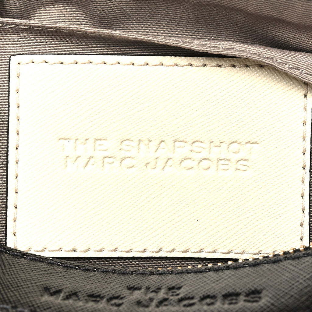 Saffiano Small Snapshot Camera Bag Cloud White Multicolor