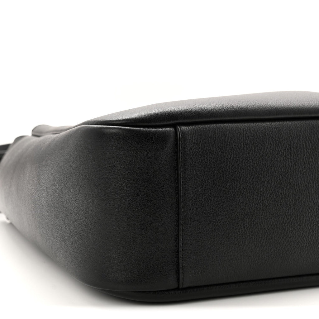 Smooth Calfskin Small Le 5 A 7 Soft Hobo Black