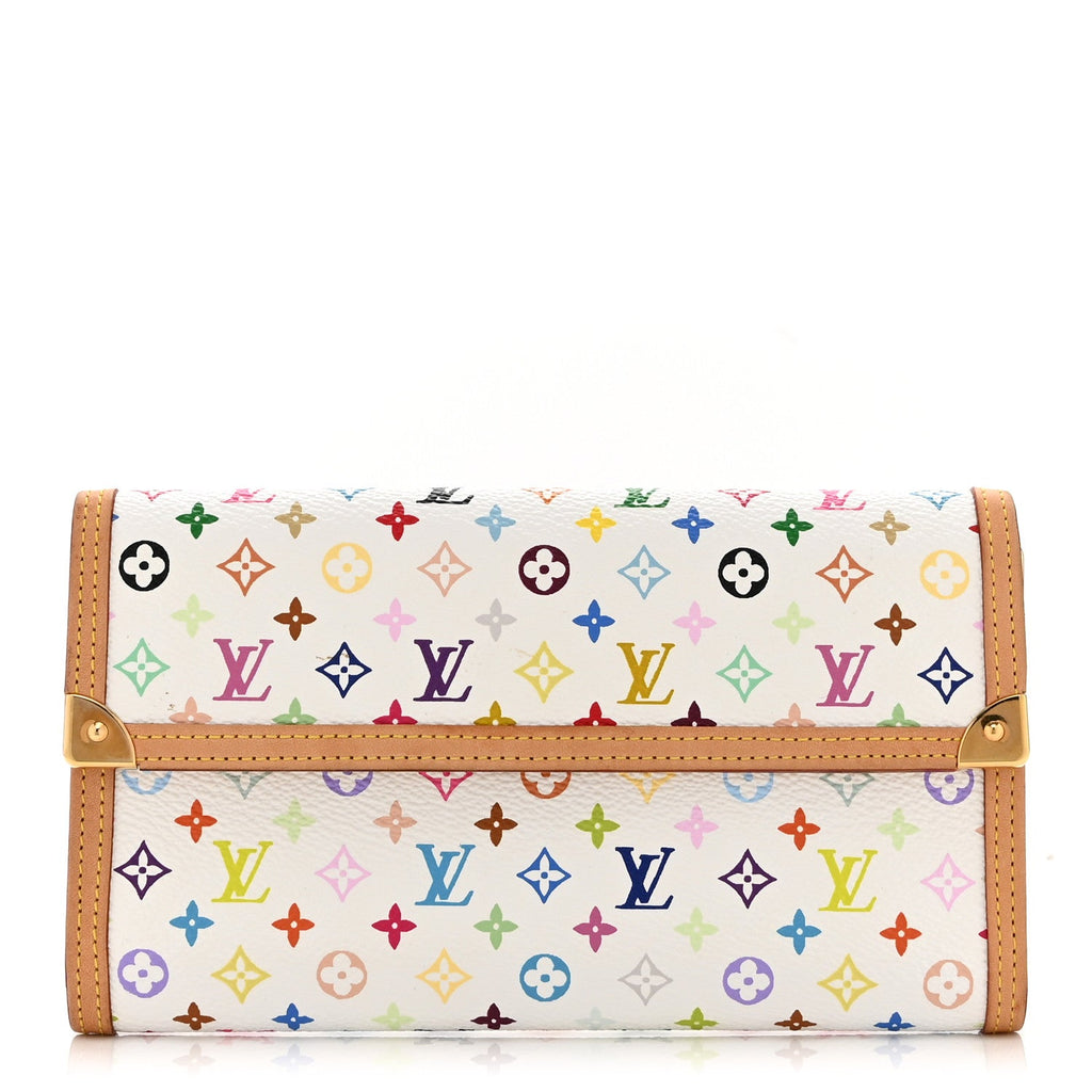 Monogram Multicolor Porte Tresor International Wallet White