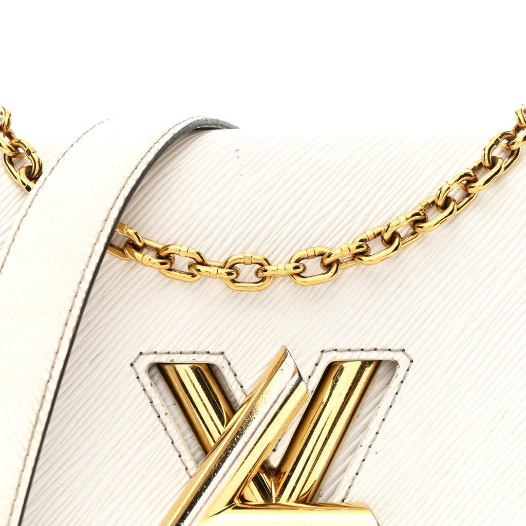 Epi Twist Shoulder Bag MM White