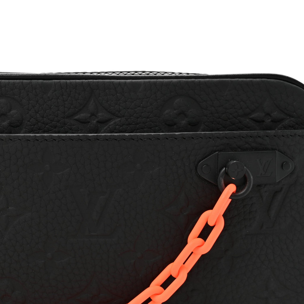Taurillon Monogram Uniformes Solar Ray Soft Pochette Volga Belt Bag Black