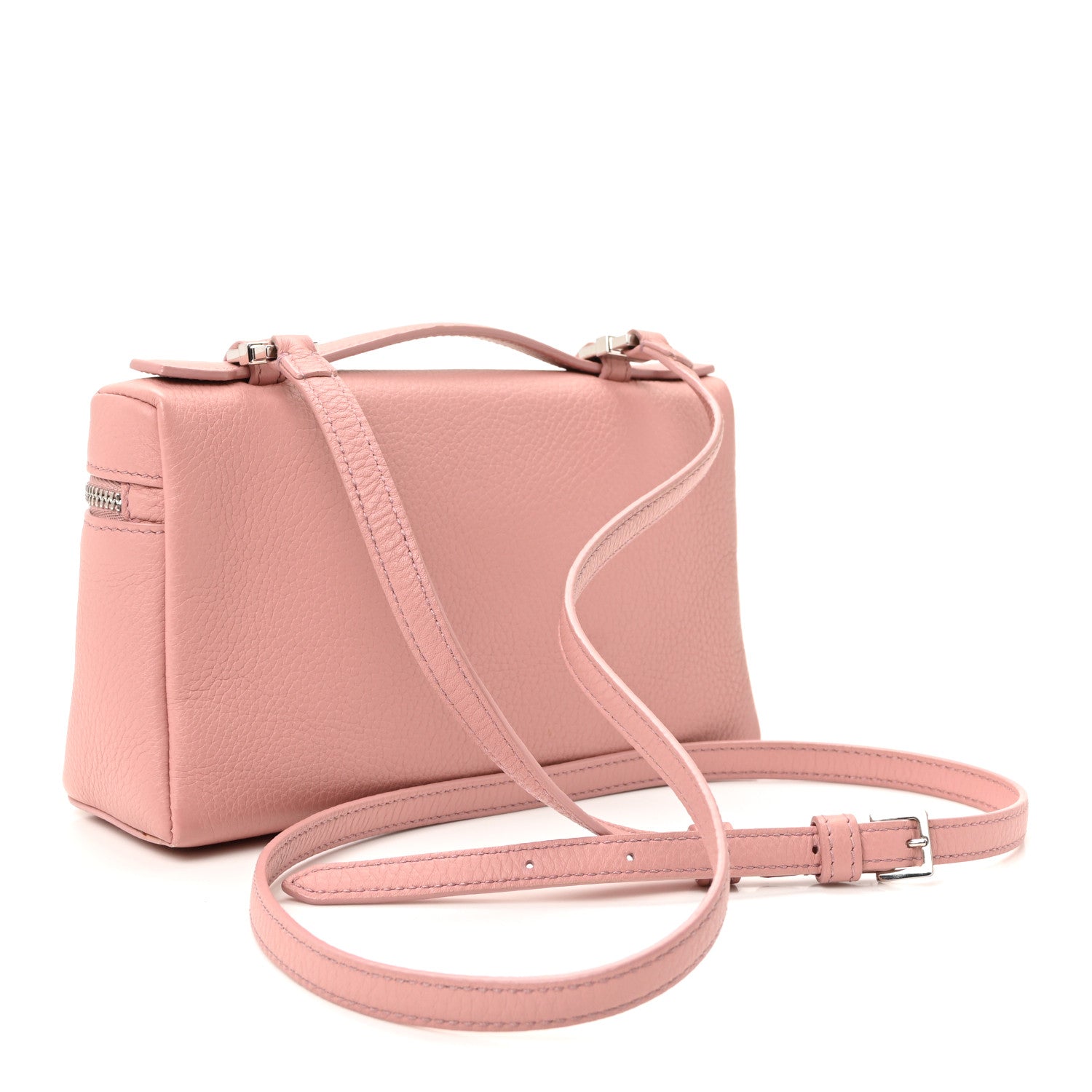 Grained Calfskin L19 Extra Pocket Pouch Rosa