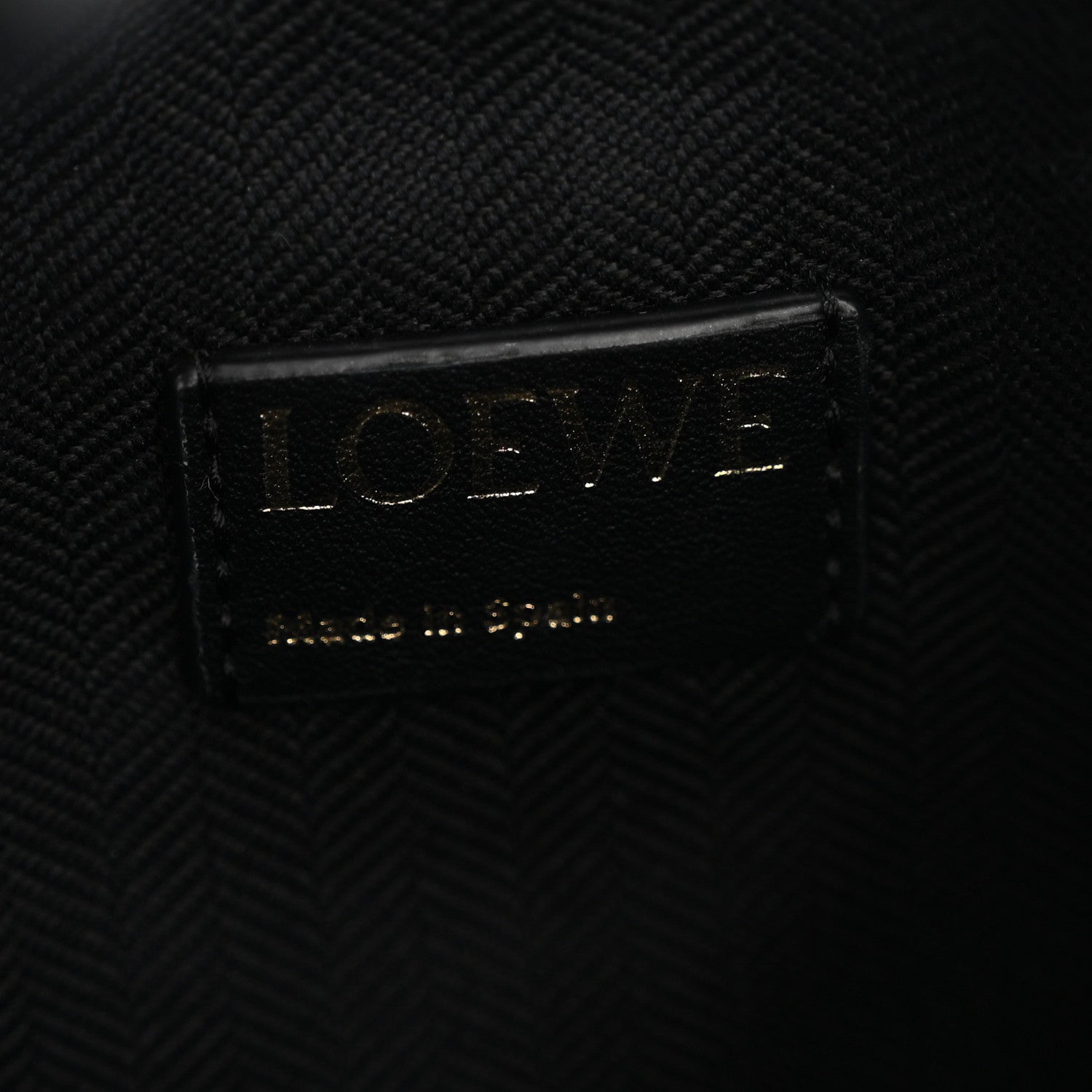 Jacquard Anagram Calfskin Medium Cubi Bag Anthracite Black