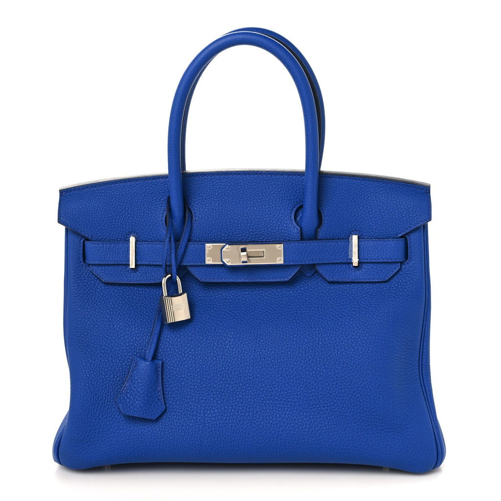 Togo Birkin 30 Bleu Royal