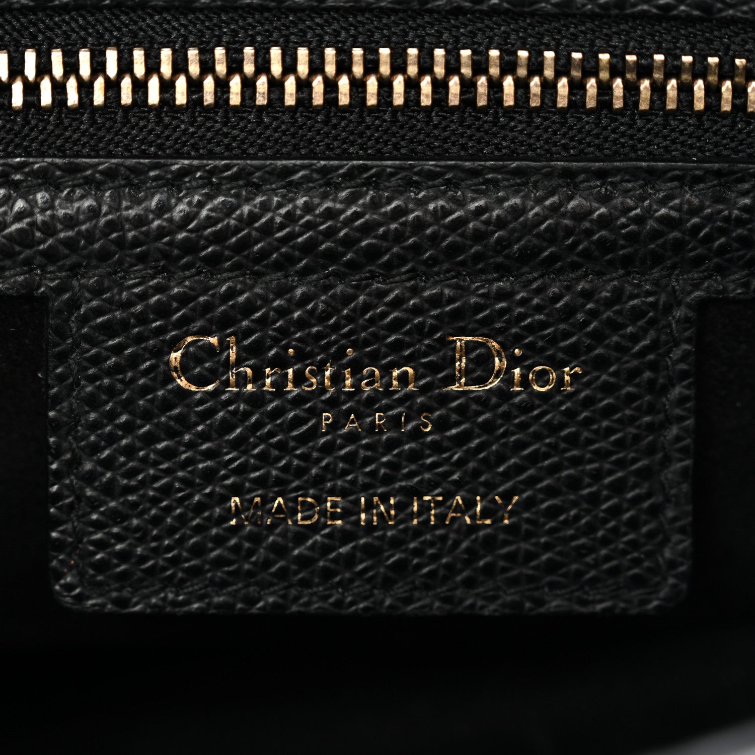 Grained Calfskin Saddle Bag Black