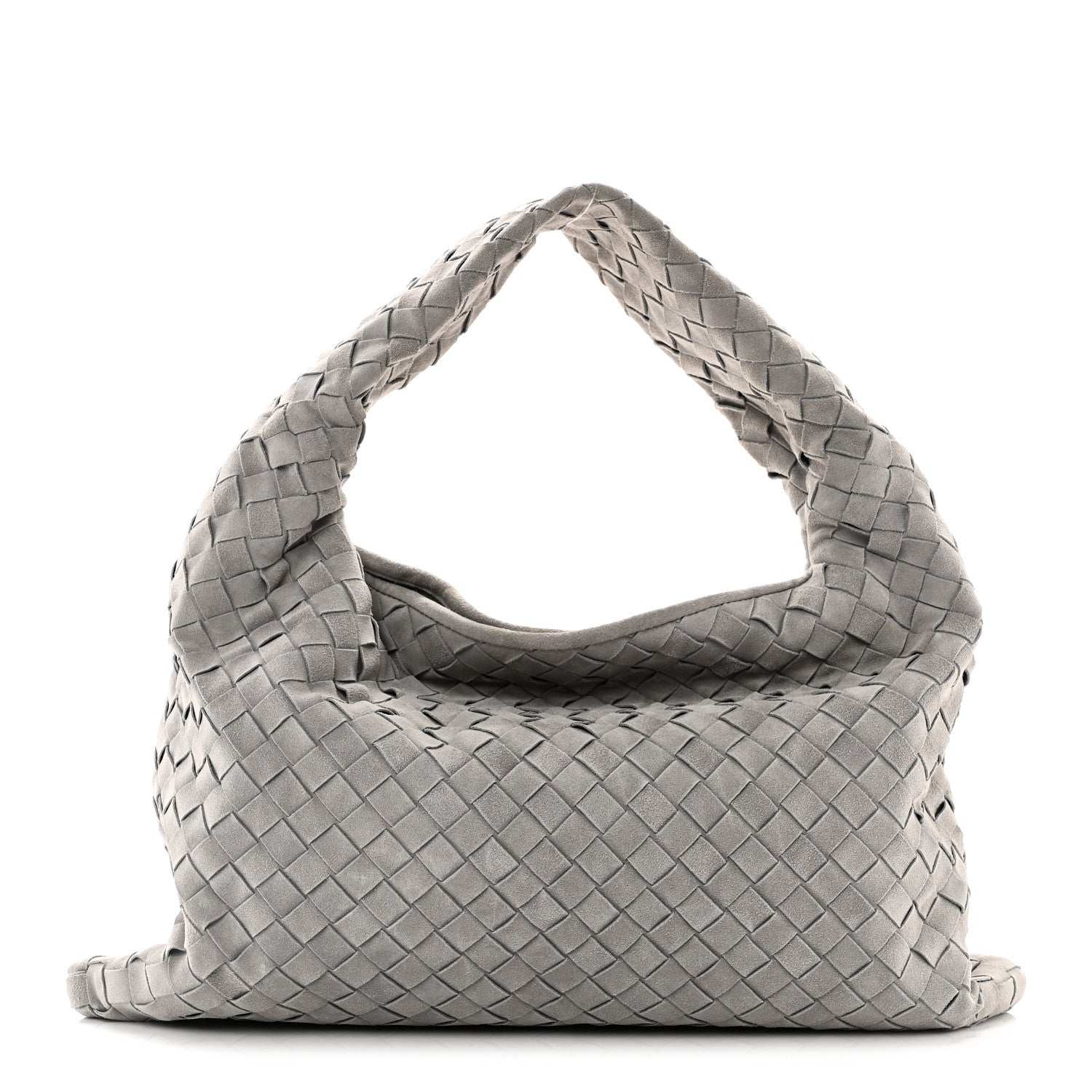 Suede Intrecciato Small Hop Sterling