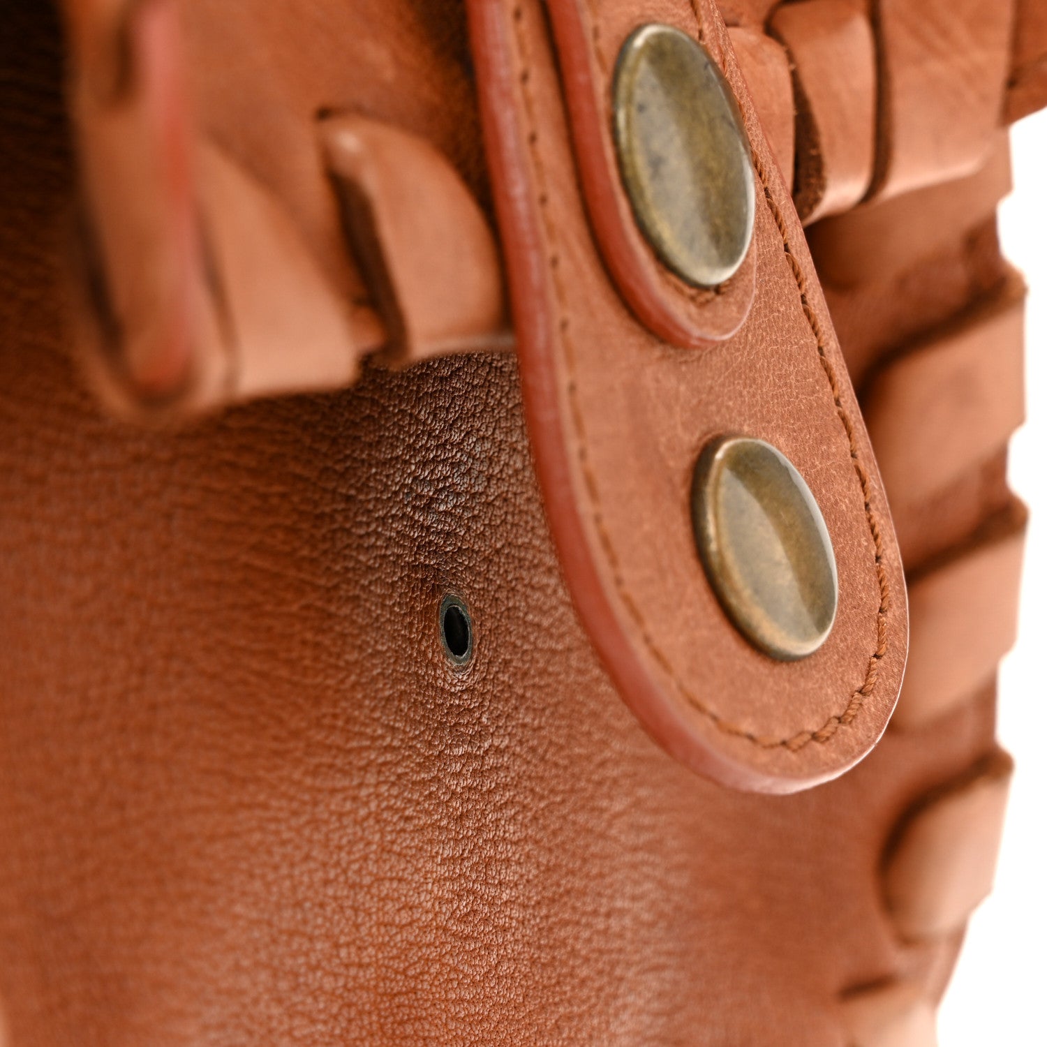 Calfskin Silverado Shoulder Bag Tan