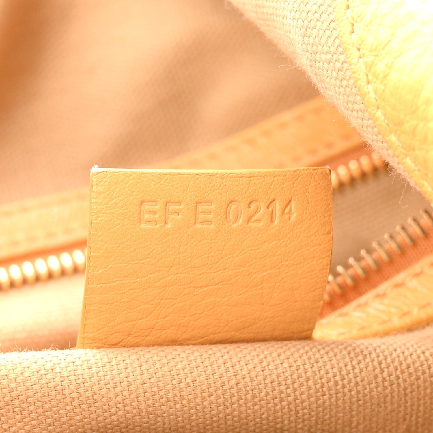 Tumbled Calfskin Medium Voyou Bag Mustard