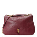 Lambskin Matelasse Monogram Large Jamie 4.3 New Dark Bordeaux