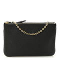 Empreinte Double Zip Pochette Black