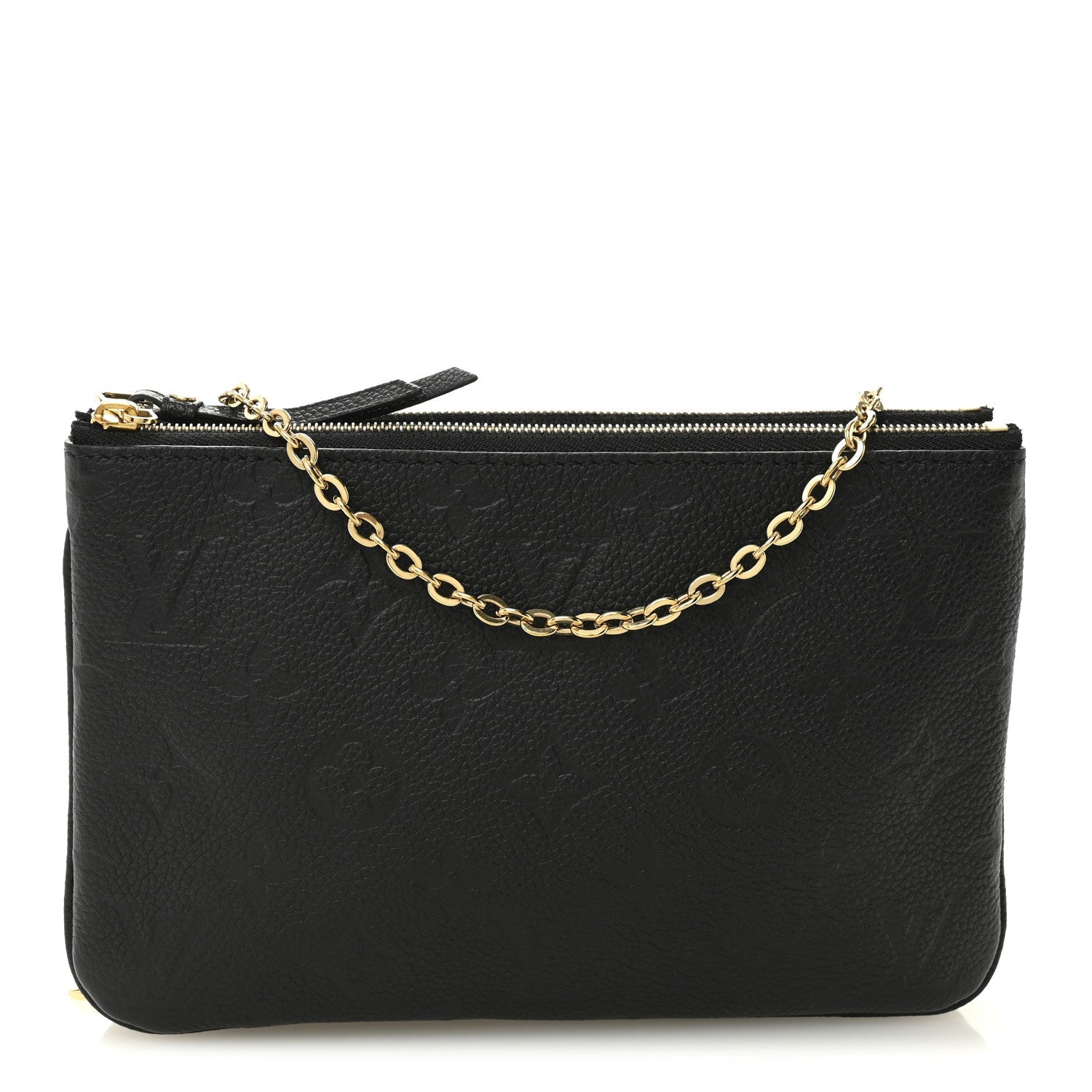 Empreinte Double Zip Pochette Black
