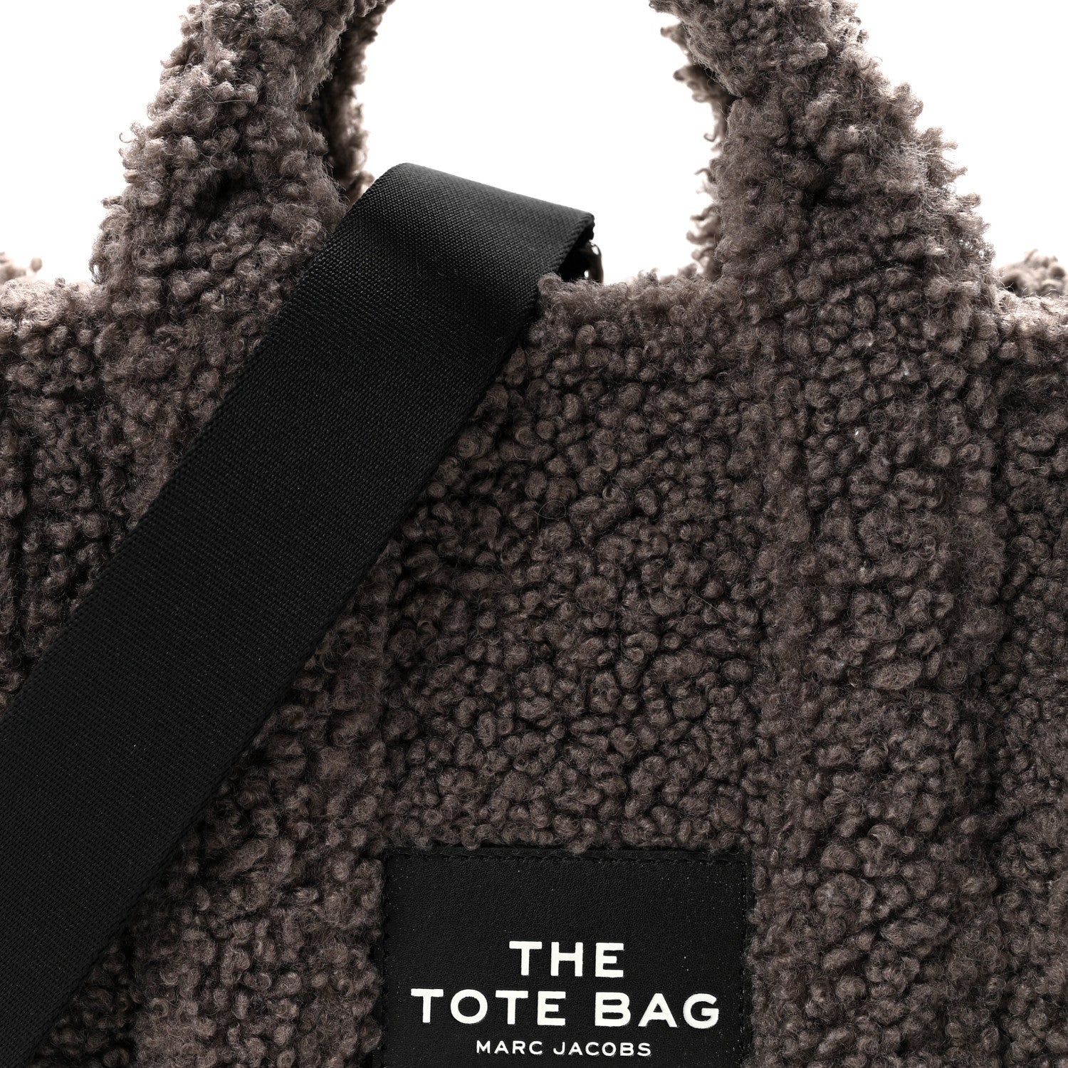 Polyester Cotton Small The Teddy Traveler Tote Bag Grey