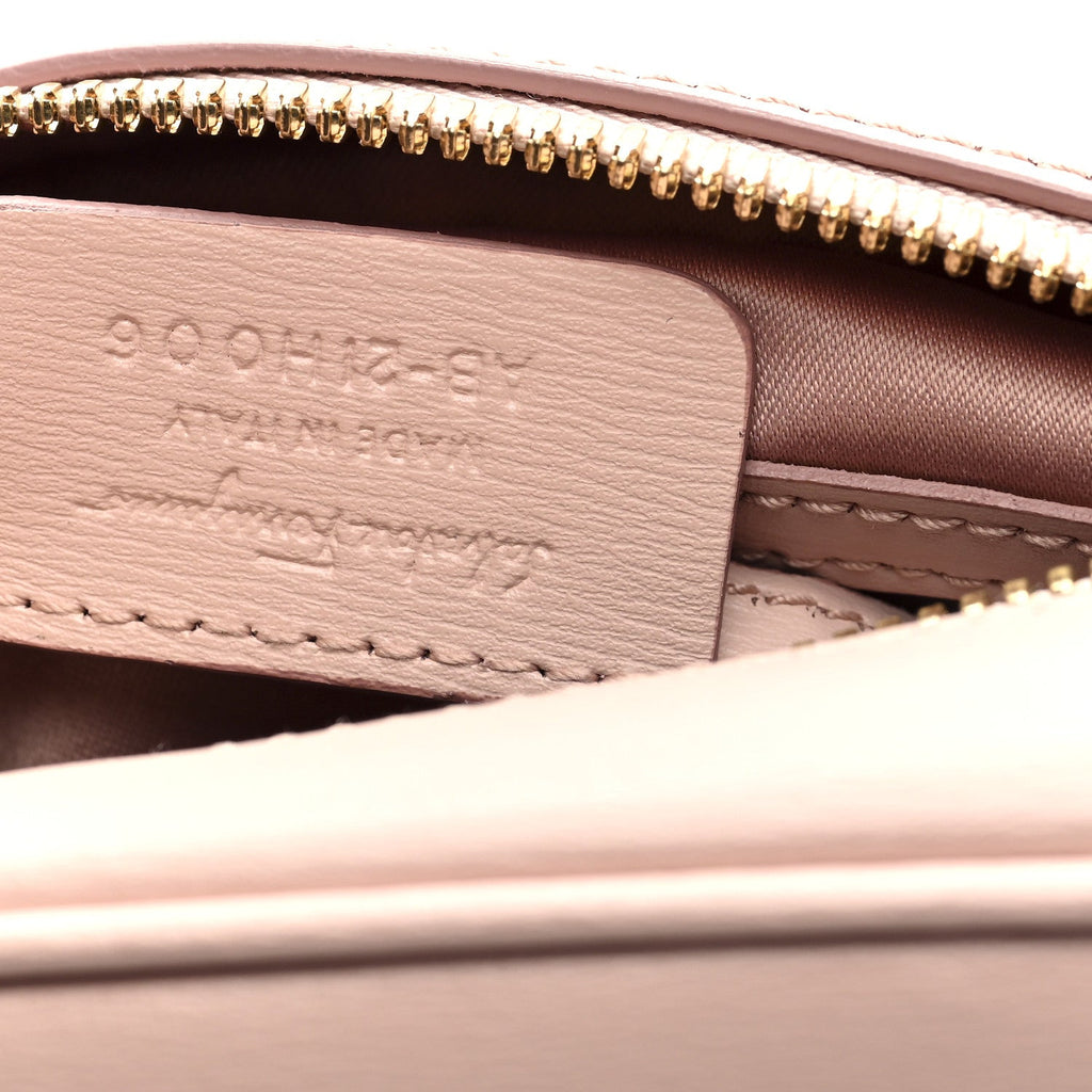Calfskin City Goncho Crossbody Camera Bag BonBon