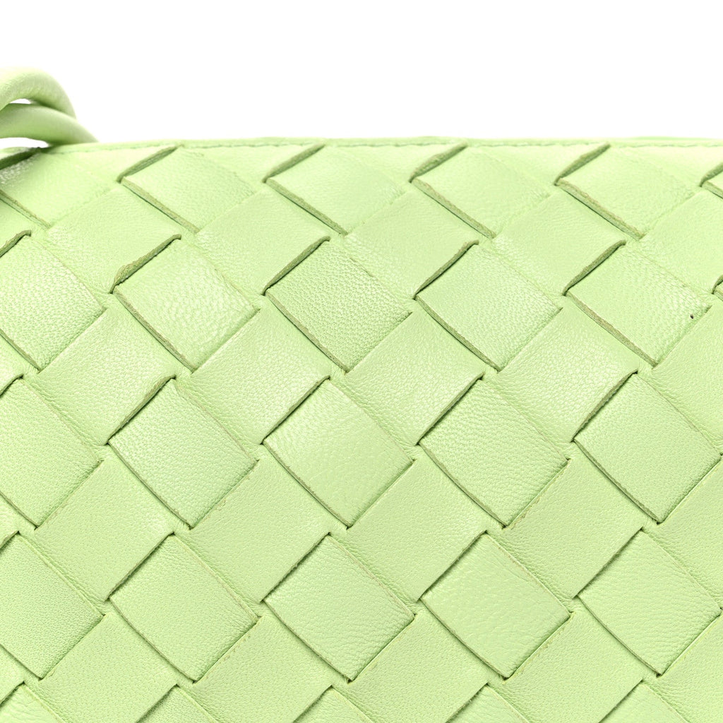 Nappa Intrecciato Mini Loop Camera Bag Fennel
