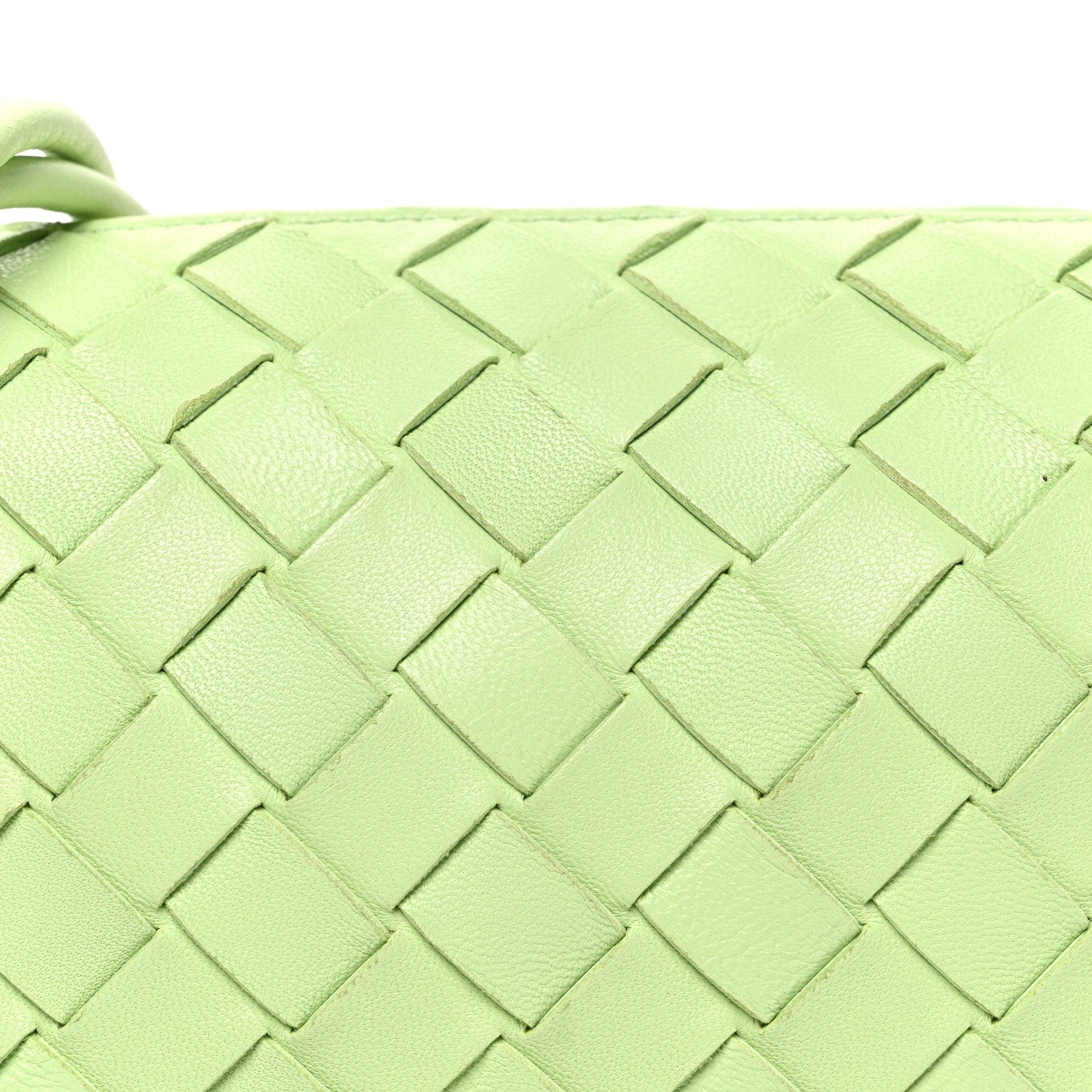 Nappa Intrecciato Mini Loop Camera Bag Fennel