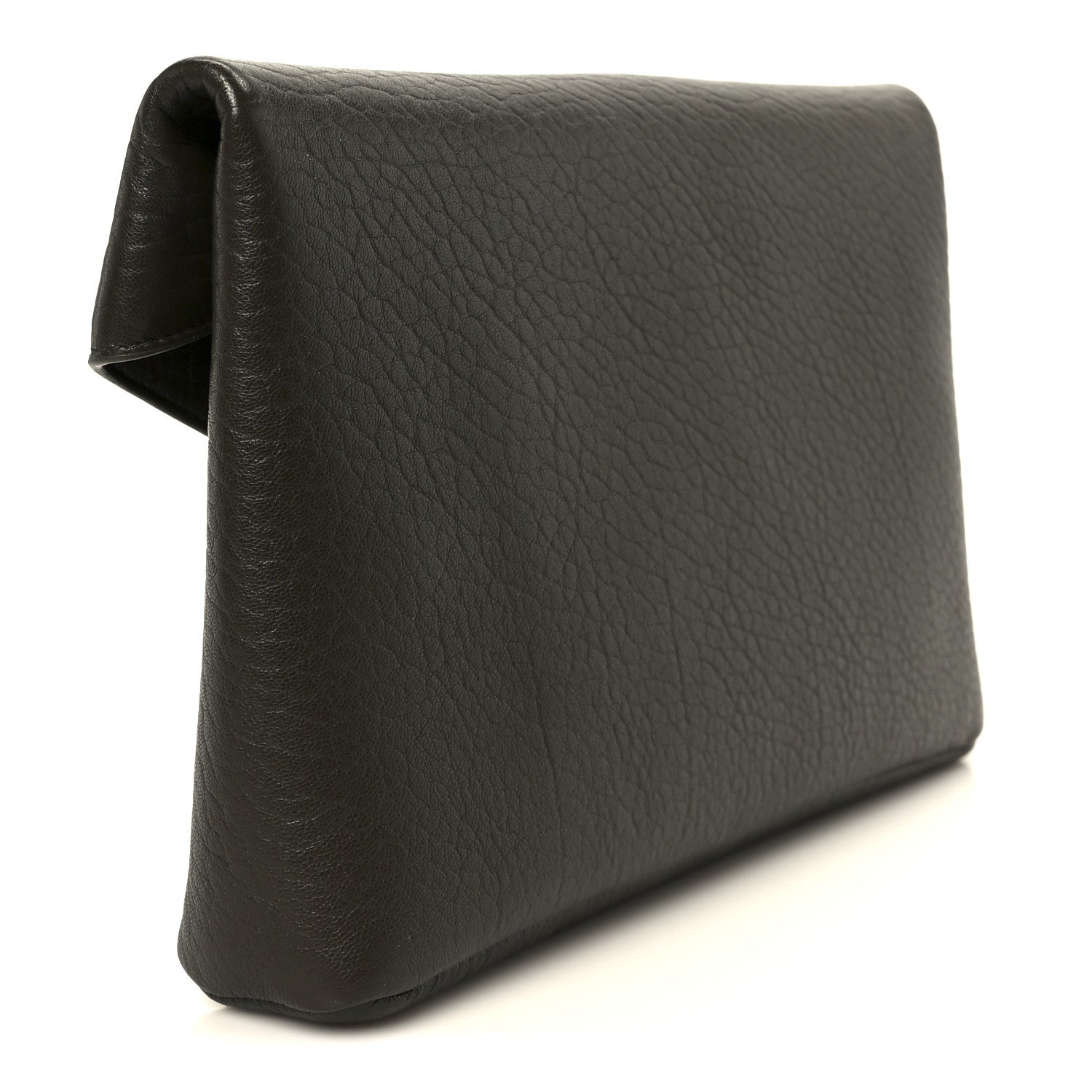 Lambskin Large Cassandre Envelope Pouch Light Musk