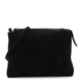 Suede Lina Crossbody Bag Black