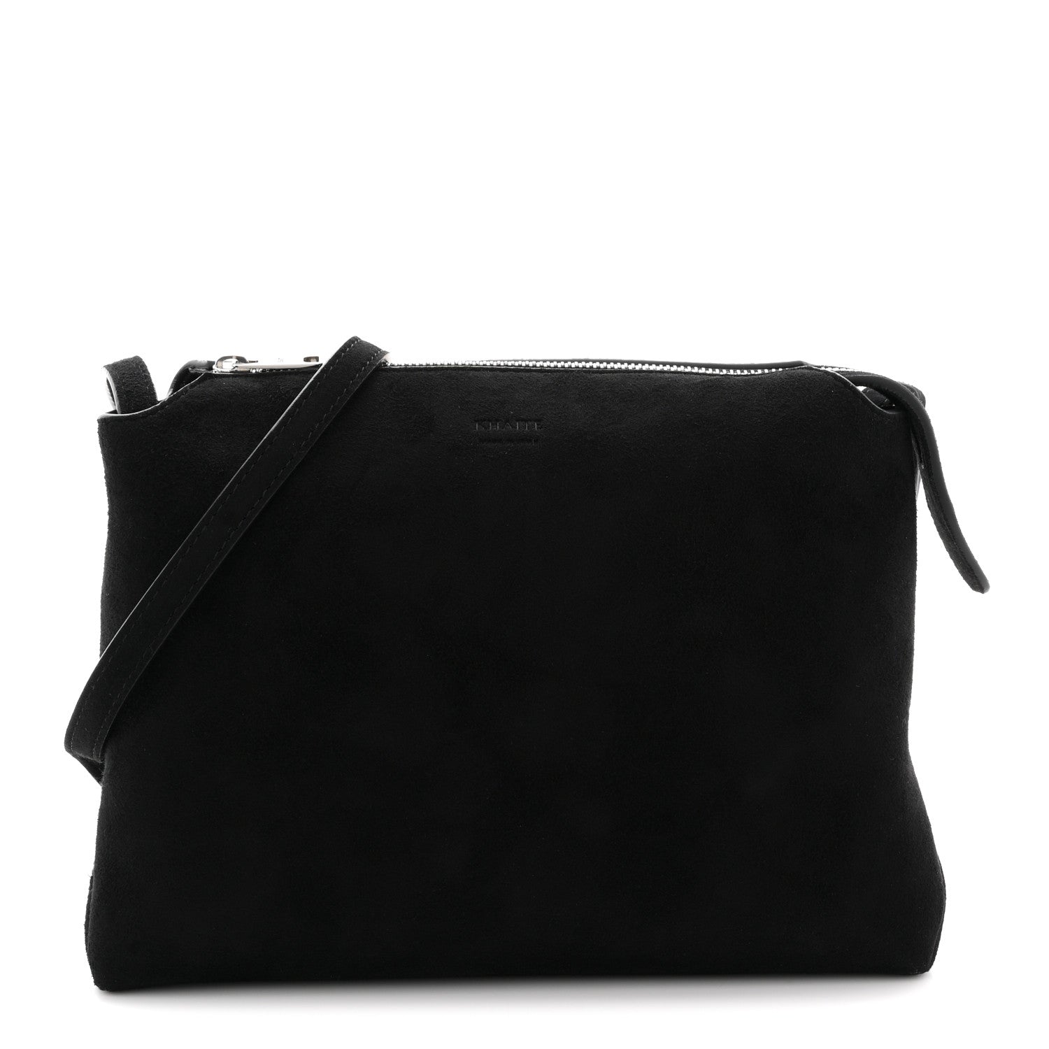 Suede Lina Crossbody Bag Black