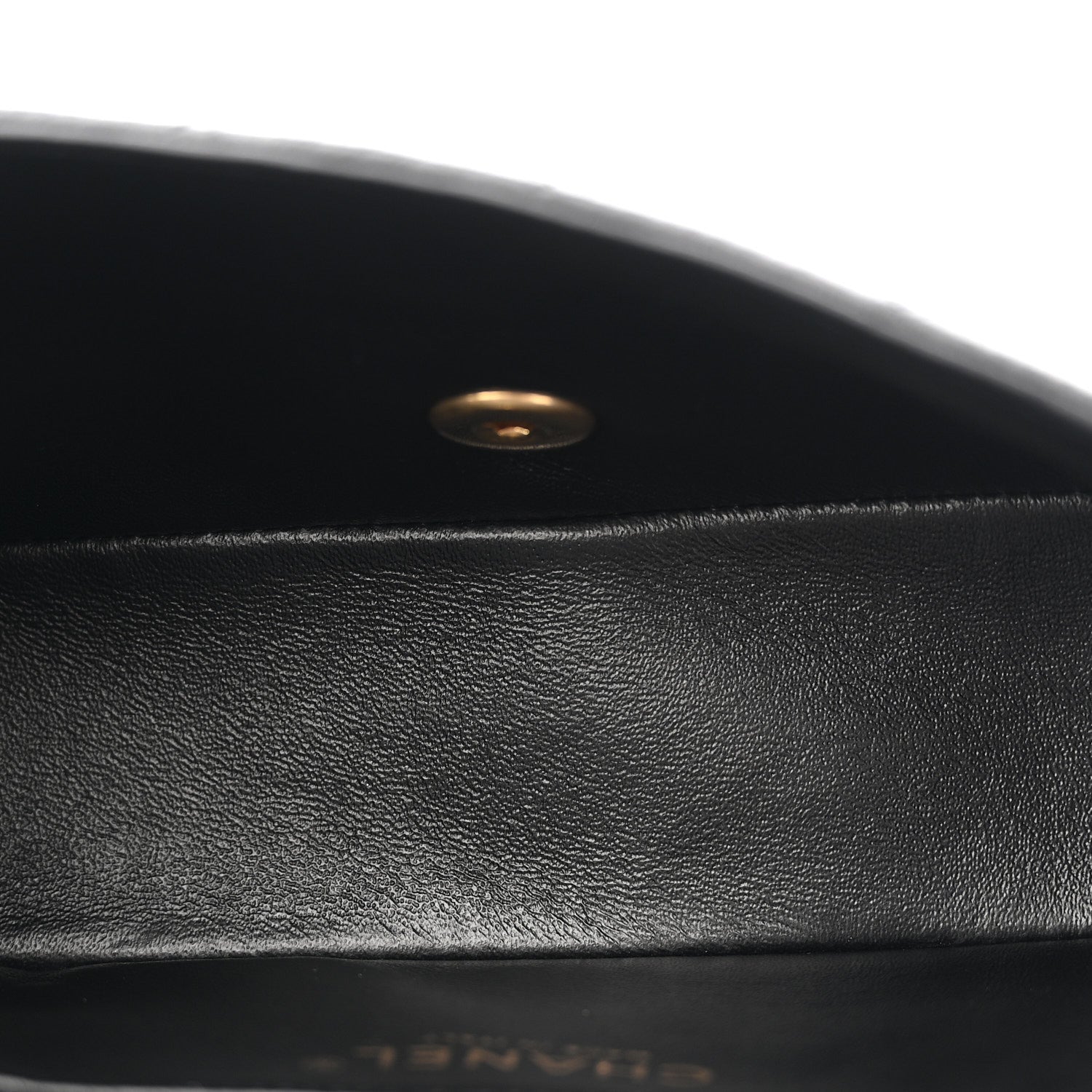 Metallic Caviar Quilted Mini Rectangular Flap Black