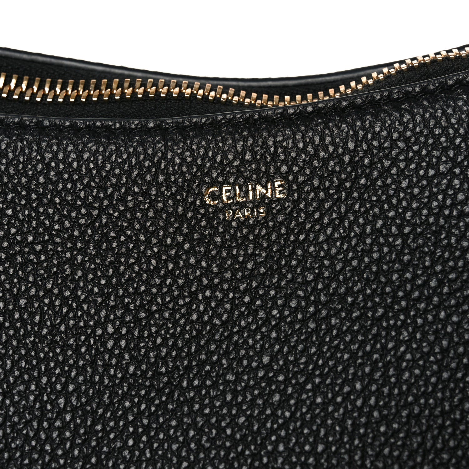 Supple Grained Calfskin Large Lulu Shoulder Bag Black