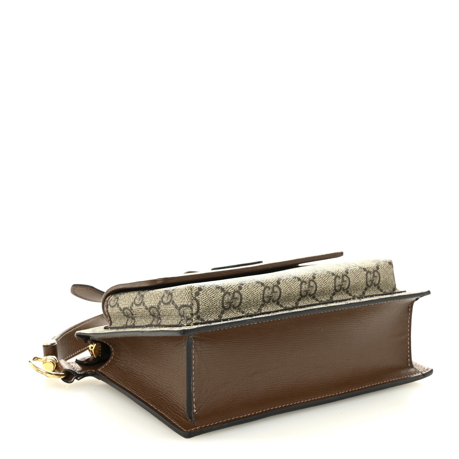 GG Supreme Monogram Canvas Interlocking G Belt Bag Beige Ebony