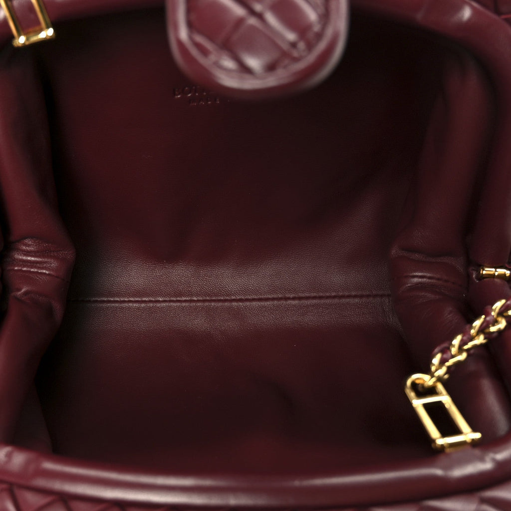 Nappa Intrecciato Teen The Lauren 1980 Clutch With Chain Barolo