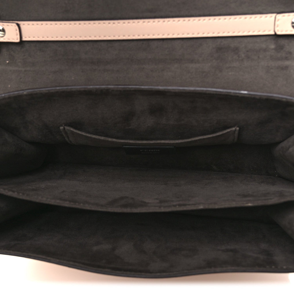 Vitello Liberty Scalloped Studded Kan I Shoulder Bag Camelia