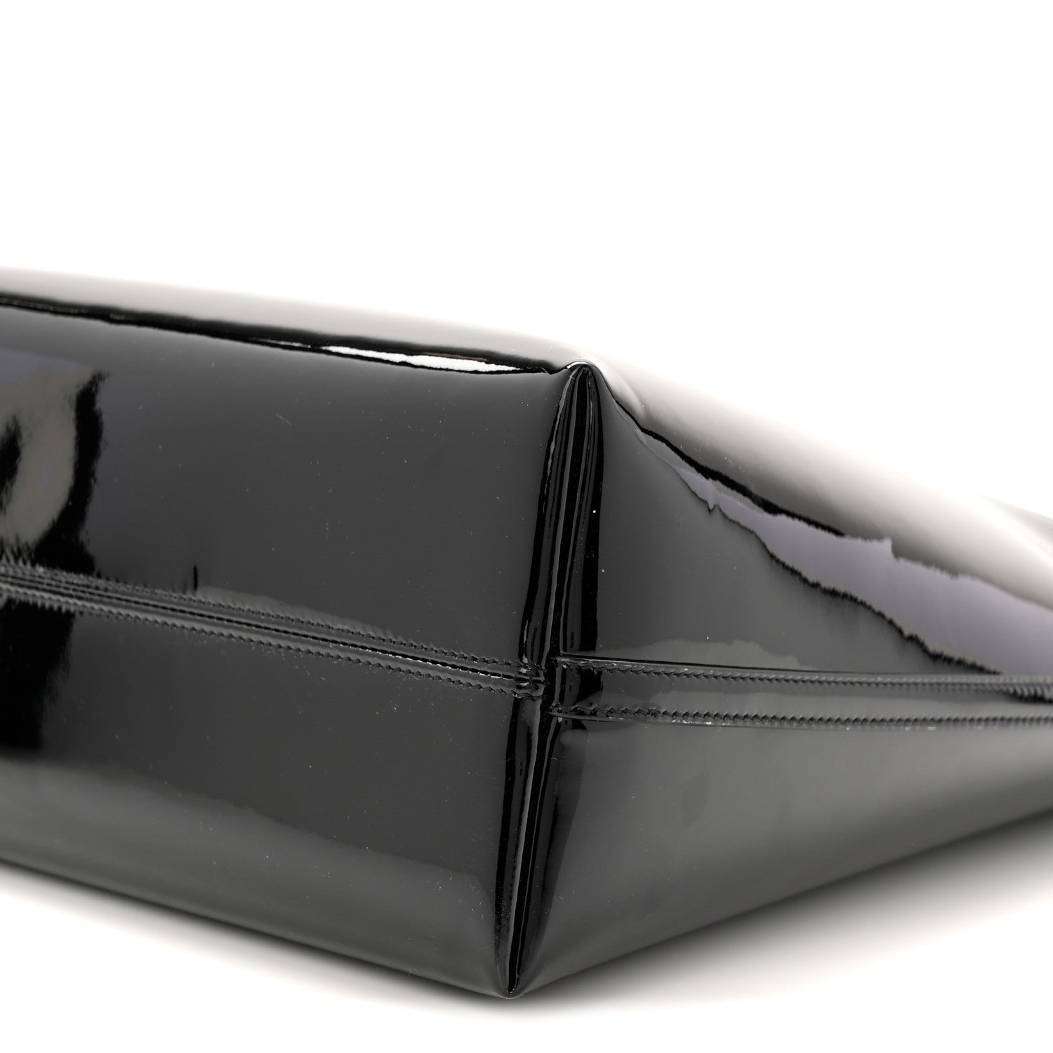 Patent Calfskin Rendez-Vous Hobo Black
