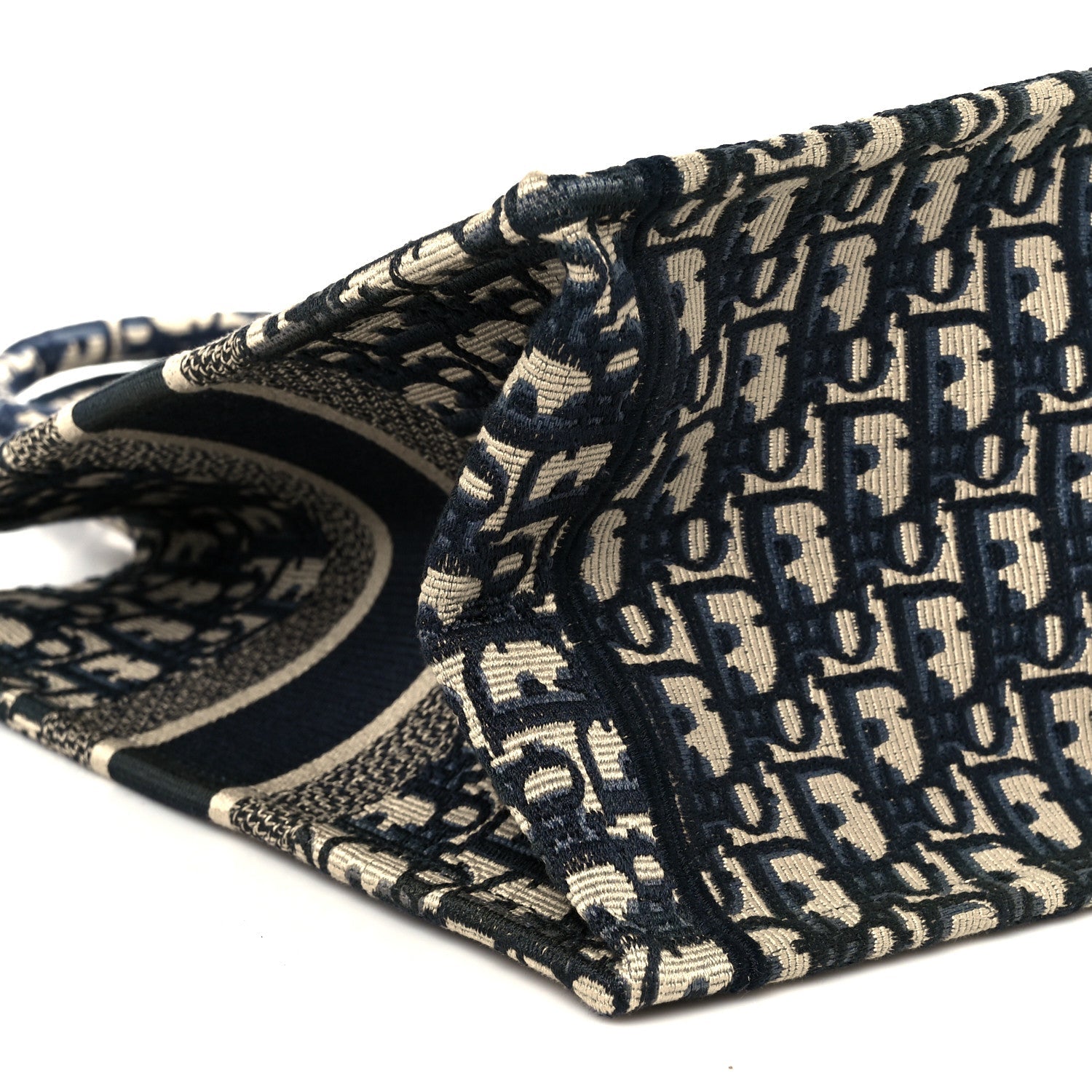 Oblique Medium Book Tote Blue Multicolor