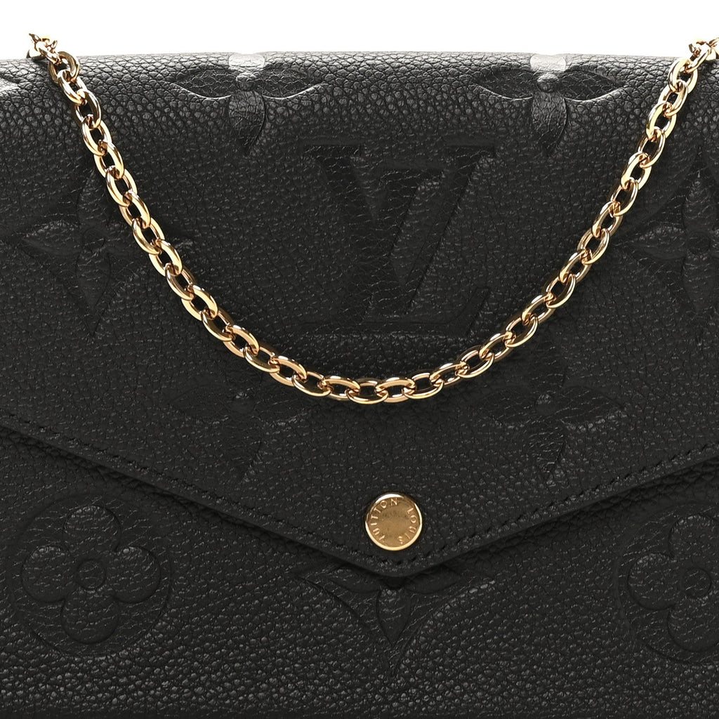 Empreinte Monogram Giant Wild At Heart Felicie Pochette Black