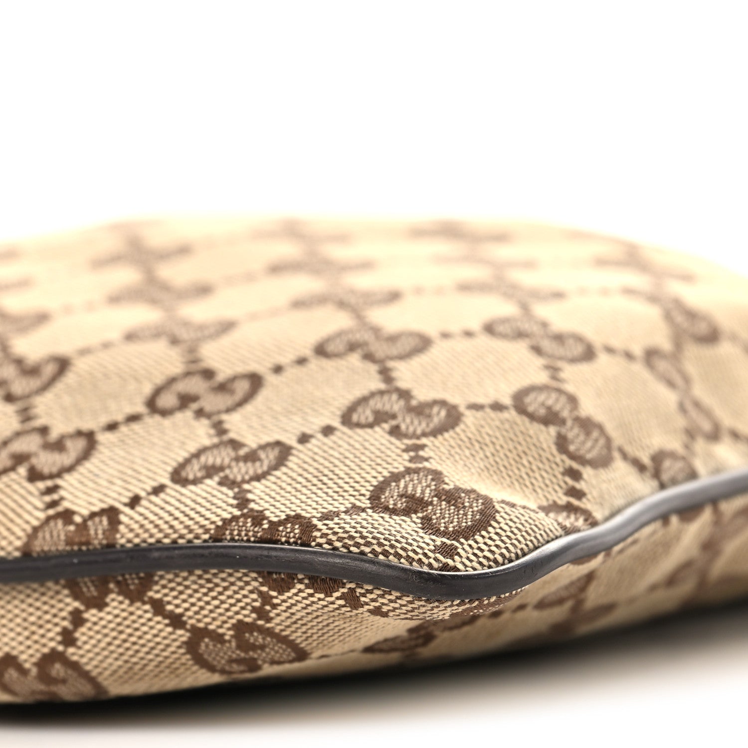 Monogram Web Small Flat Messenger Bag Brown