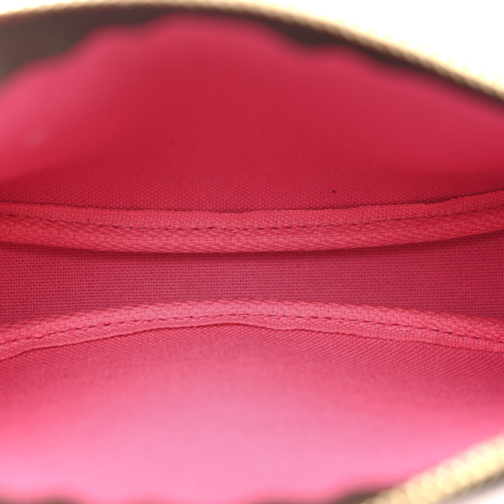 Monogram 2022 Christmas Animation Seoul Mini Pochette Accessories Fuchsia