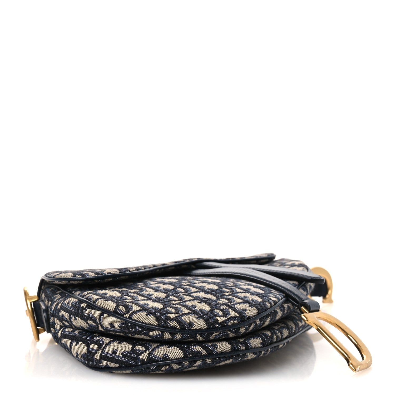 Oblique Saddle Bag Blue