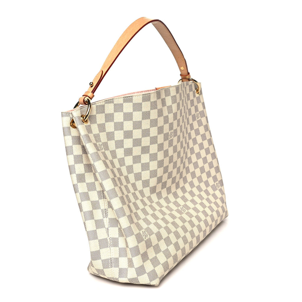 Damier Azur Graceful MM Rose Ballerine