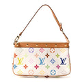 Monogram Multicolor Pochette Accessories White