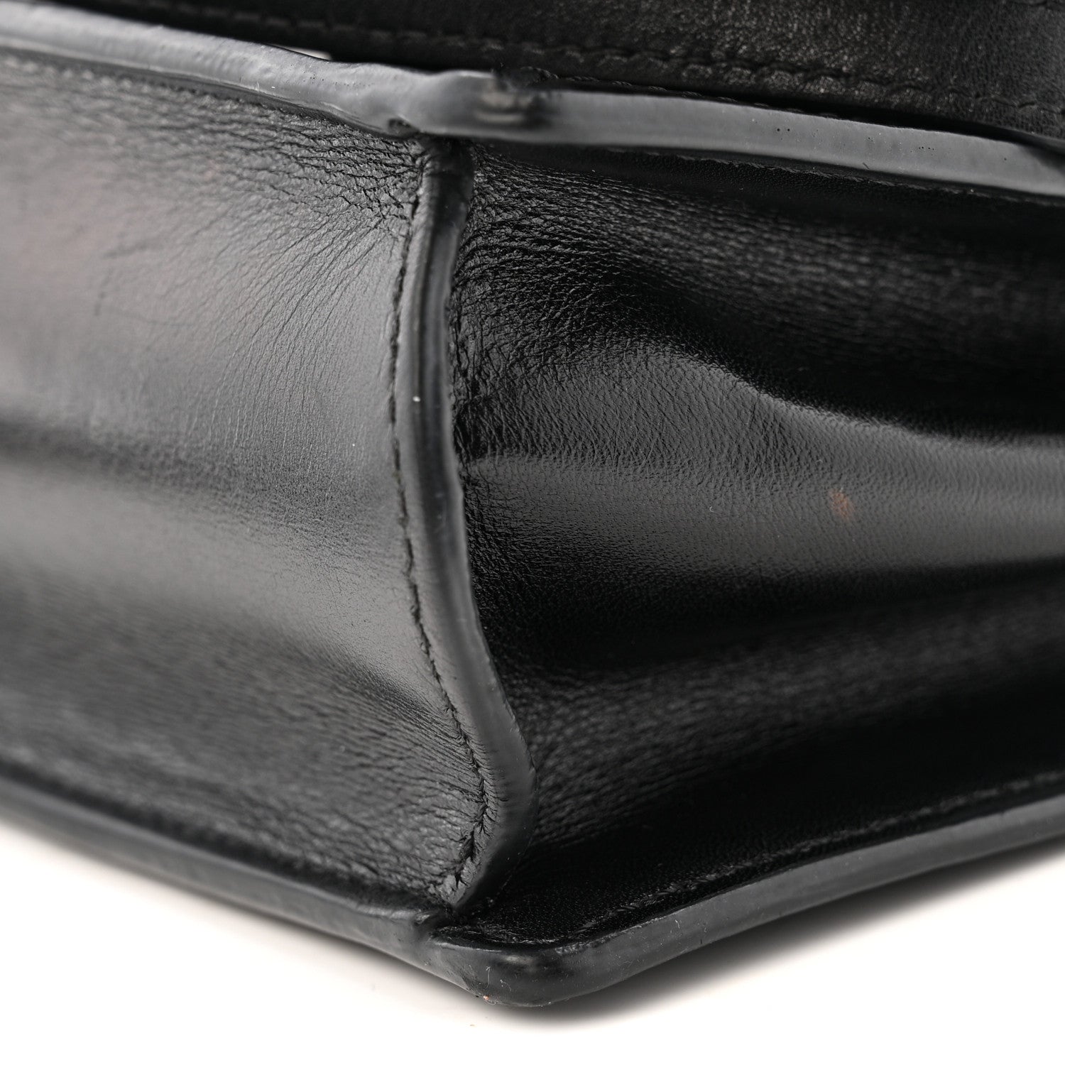 Calfskin Mini Barcelona Shoulder Bag Black