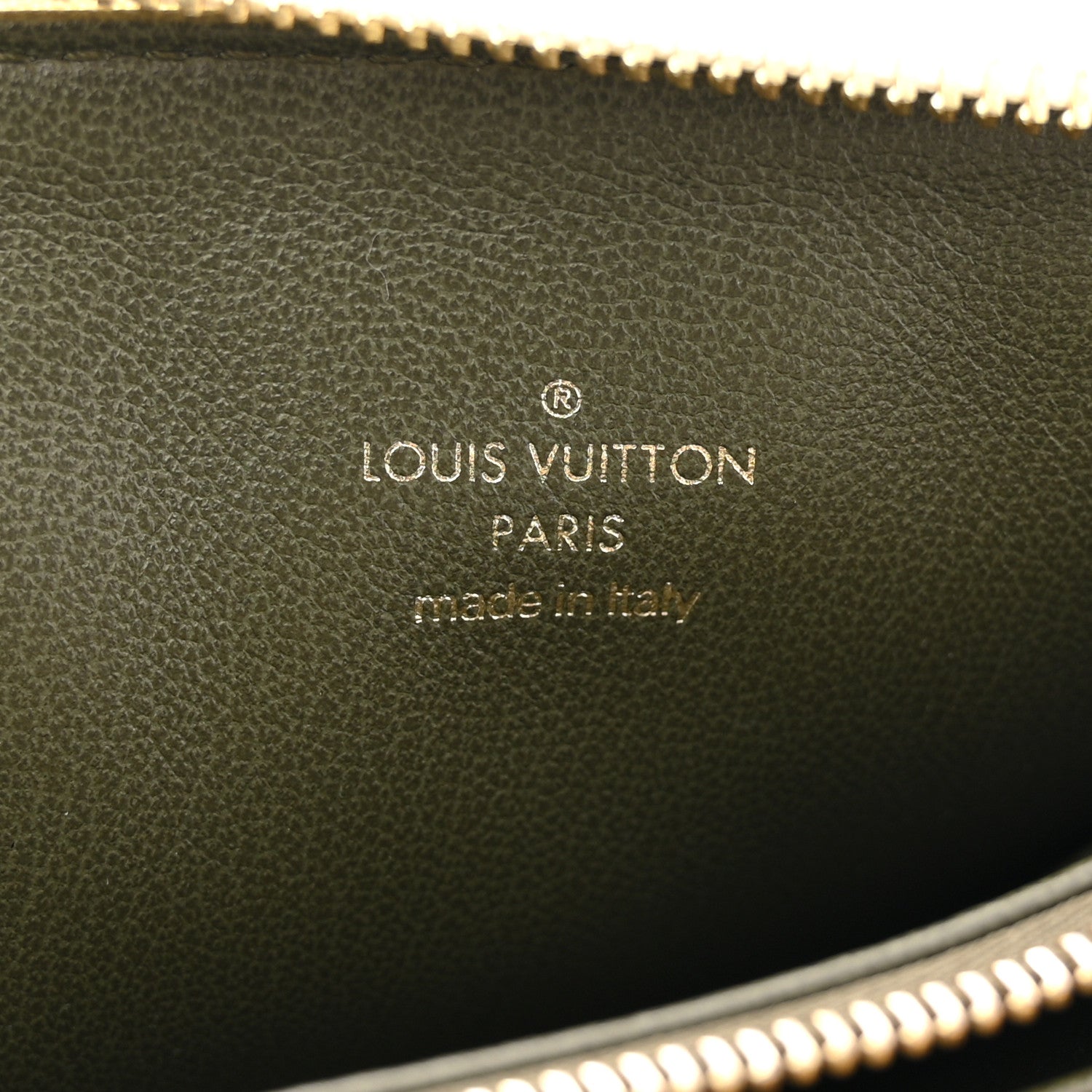 Lambskin Embossed Monogram Coussin PM Beige Cream