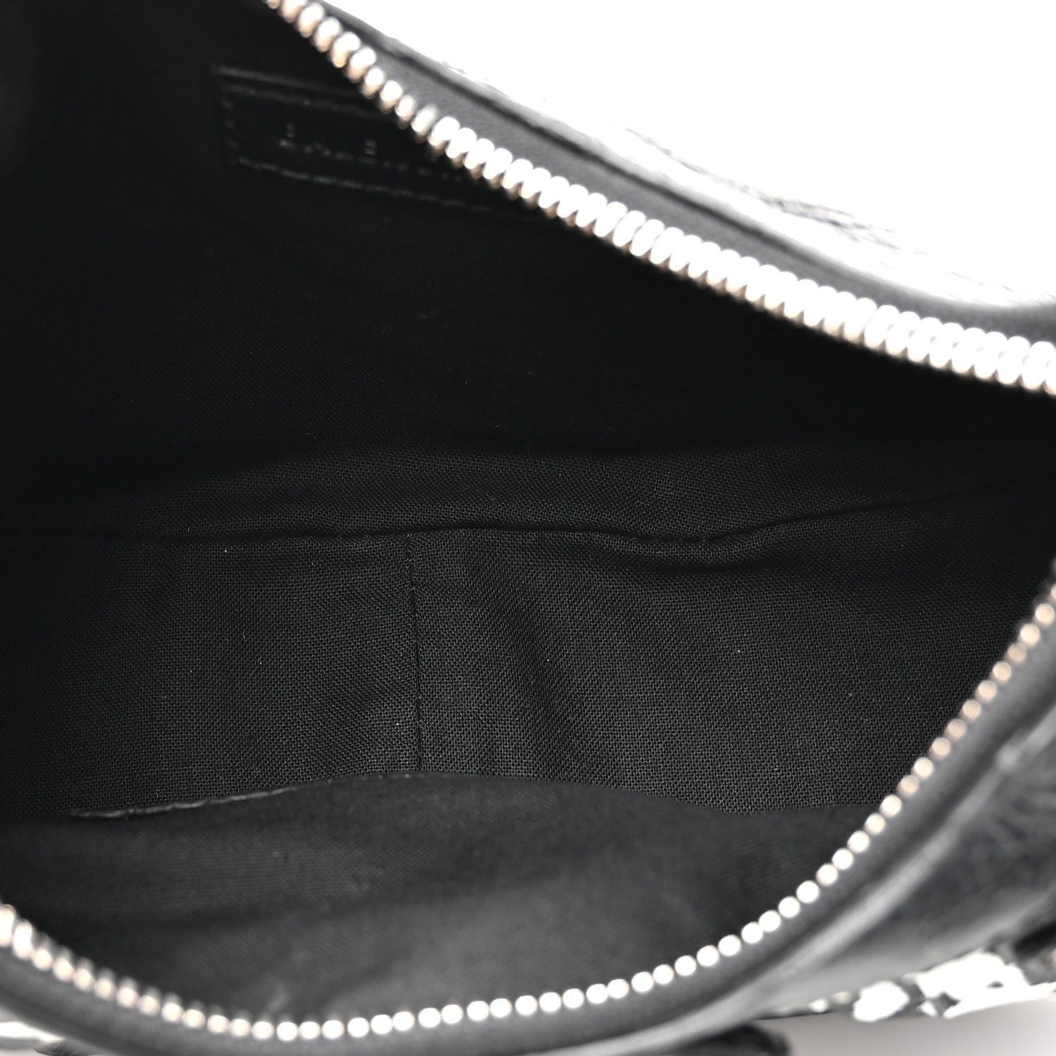 Agneau Arena Lunar New Year Graffiti Logo Le Cagole Shoulder Bag XS Black