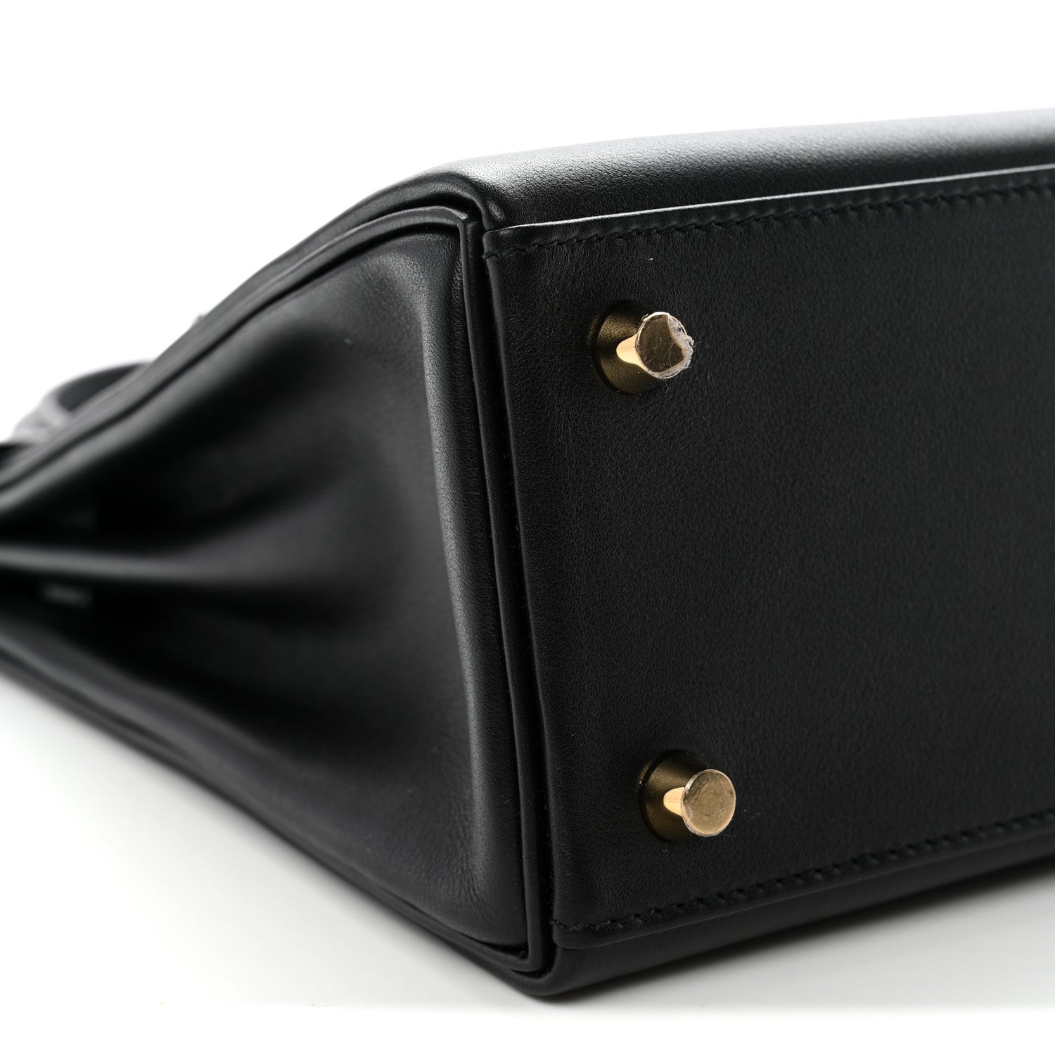 Cheri Calfskin Kelly Retourne 25 Black