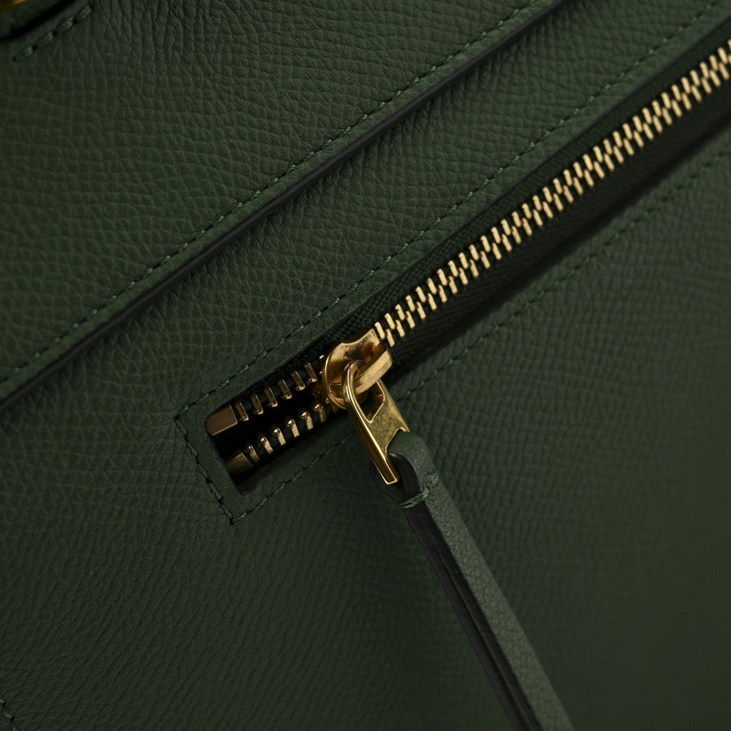 Grained Calfskin Mini Belt Bag Mint